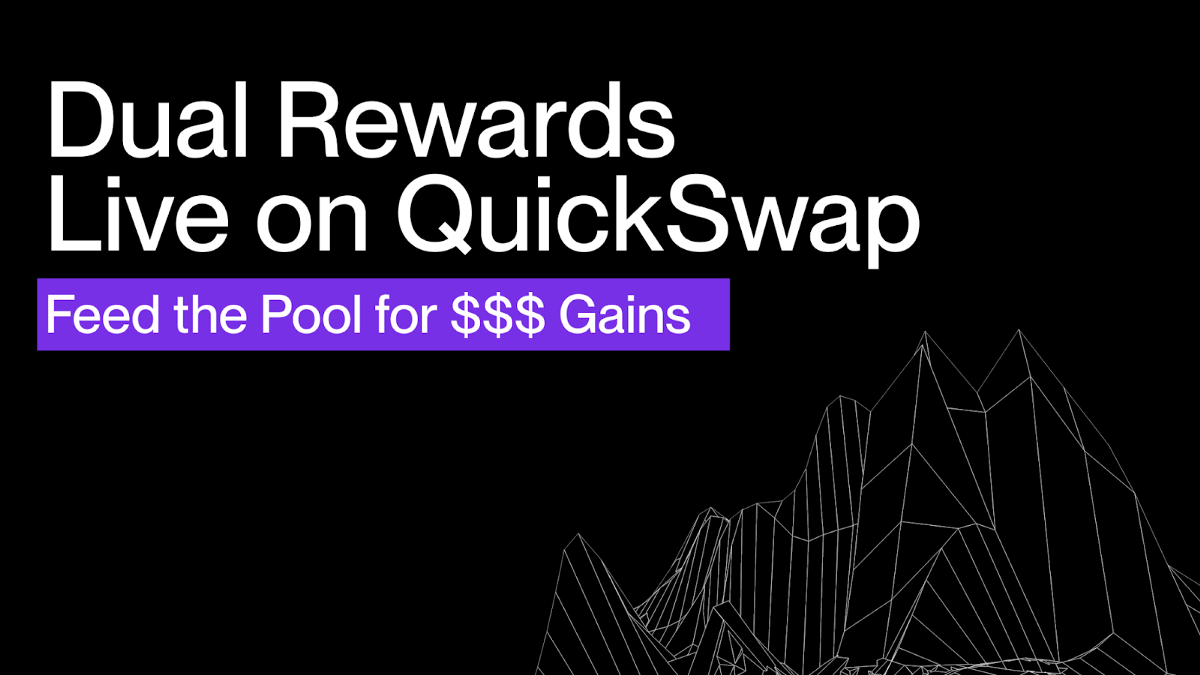 Dual Rewards Live On Quickswap - Earn More With Stader!