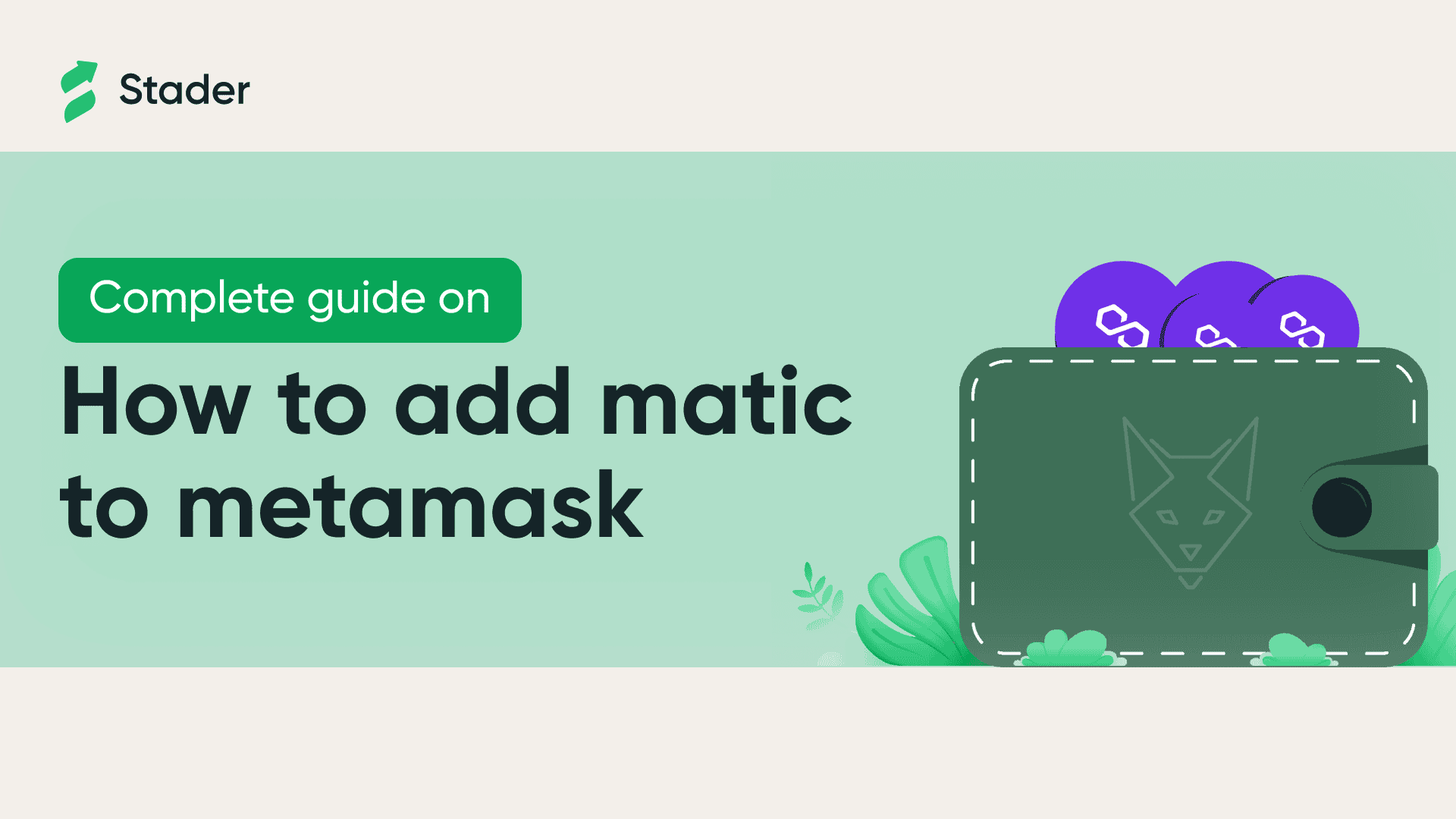 How To Add Matic To Metamask Banner Image